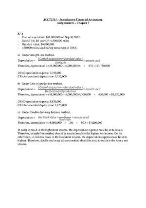 ACCT - 2111 - CUHK - Studocu