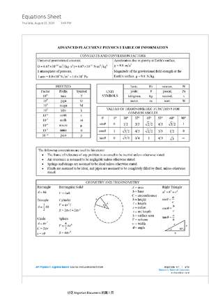 Ap physics c revision guide - AP Physics C – Practice Workbook – Book 1 ...