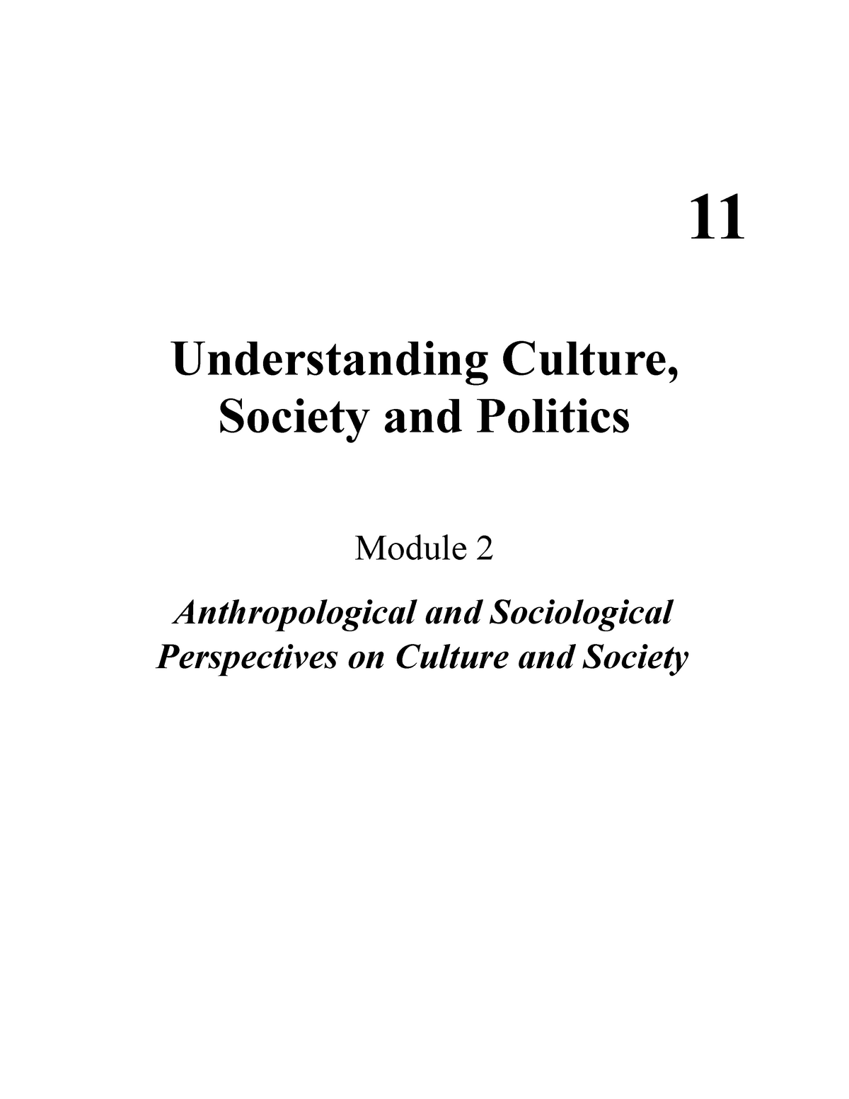 understanding culture society and politics essay questions