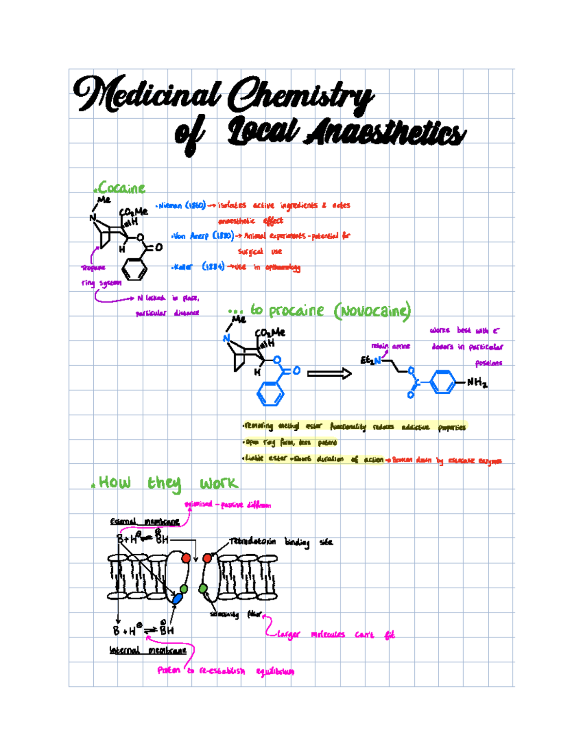 The Medicinal Chemistry of Local Anaesthetics - QH kEEa.Eimok'f ze ...