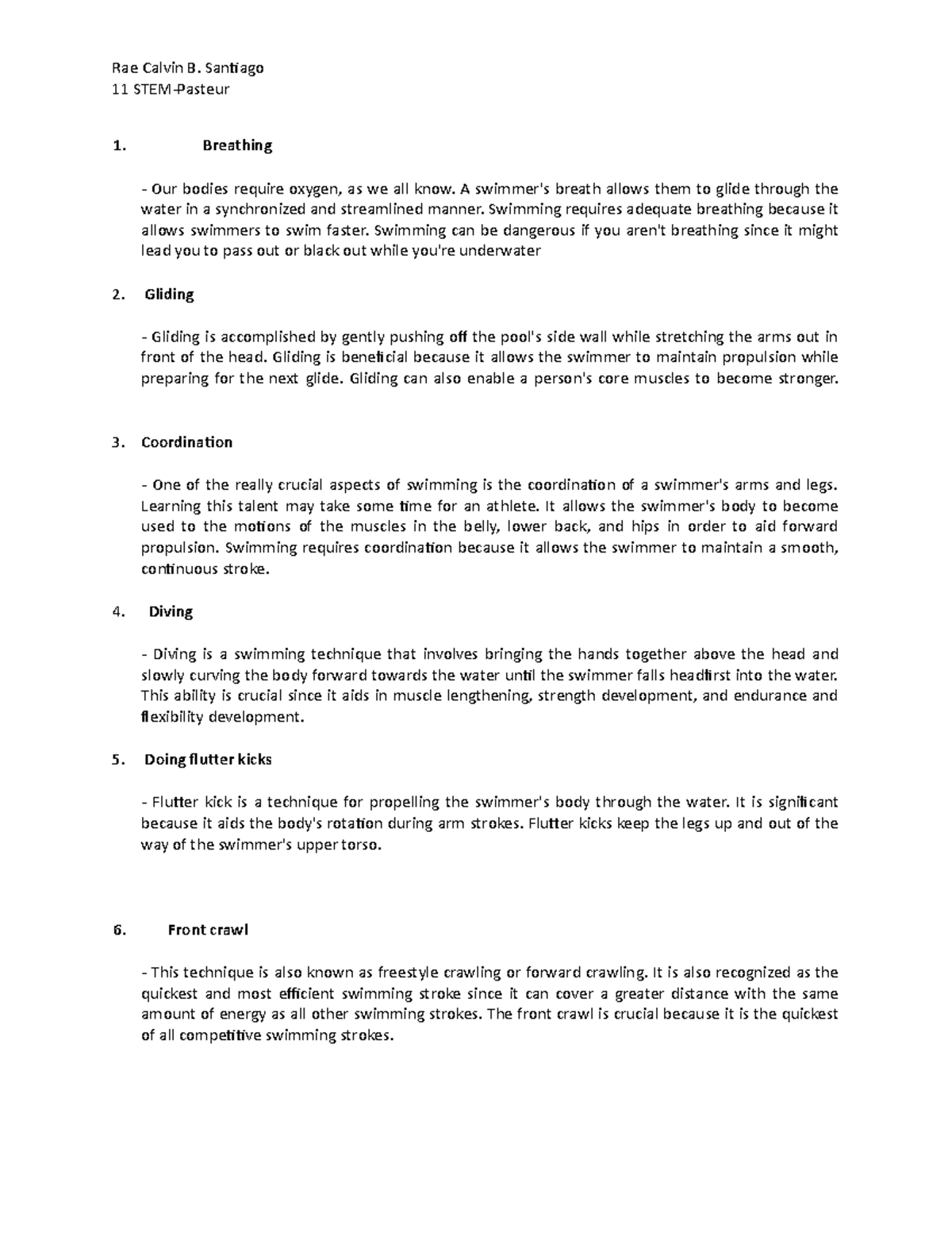 Act 1 HOPE - ACTIVITY - Rae Calvin B. Santiago 11 STEM-Pasteur 1 ...