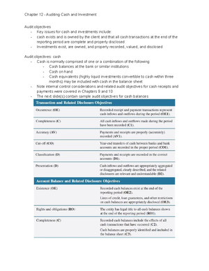 ADM 3349A B Fall 2022 Assignment Five Marked - Auditing Theory ADM3349A ...