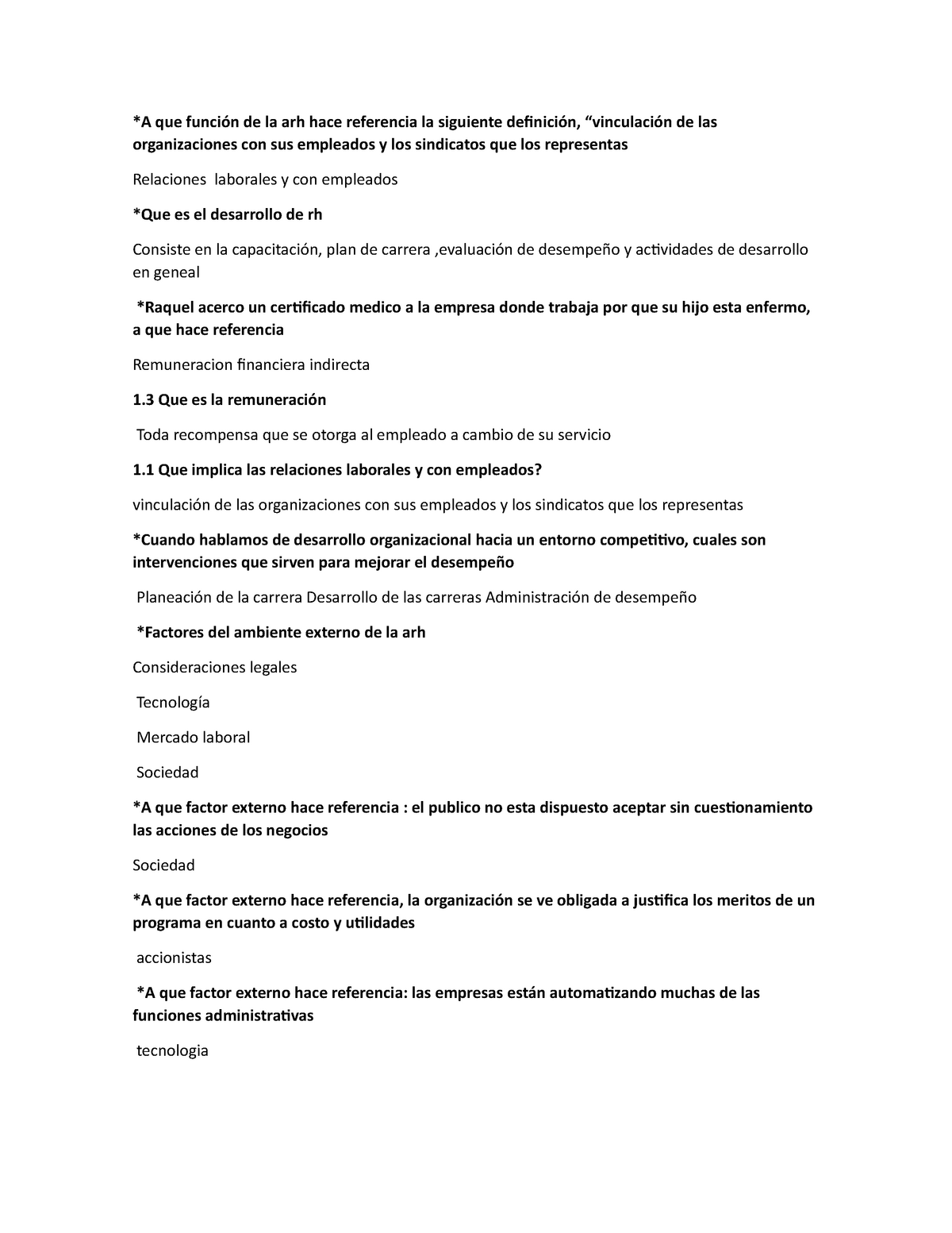 Midterm 5 16 Junio 2020, Preguntas Y Respuestas - *A Que Función De La ...