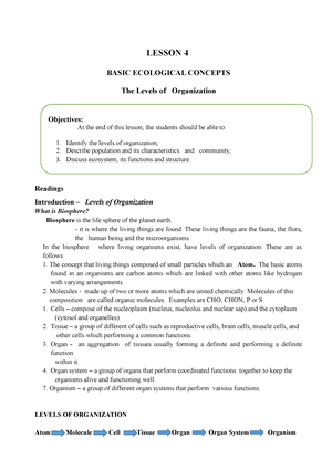 Lesson 5 In Envi Scie First Sem 2022-2023 - LESSON 5 BIOGEOCHEMICAL ...