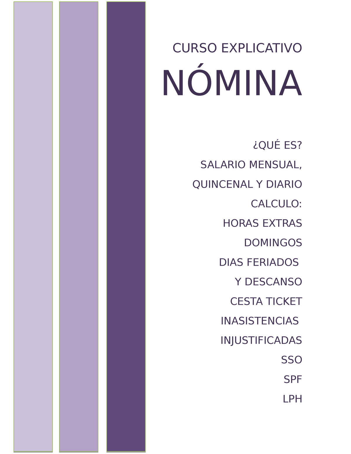 Curso De Nomina Aprende A Realizarla Tu Mismo Curso Explicativo NÓmina ¿quÉ Es Salario 0707