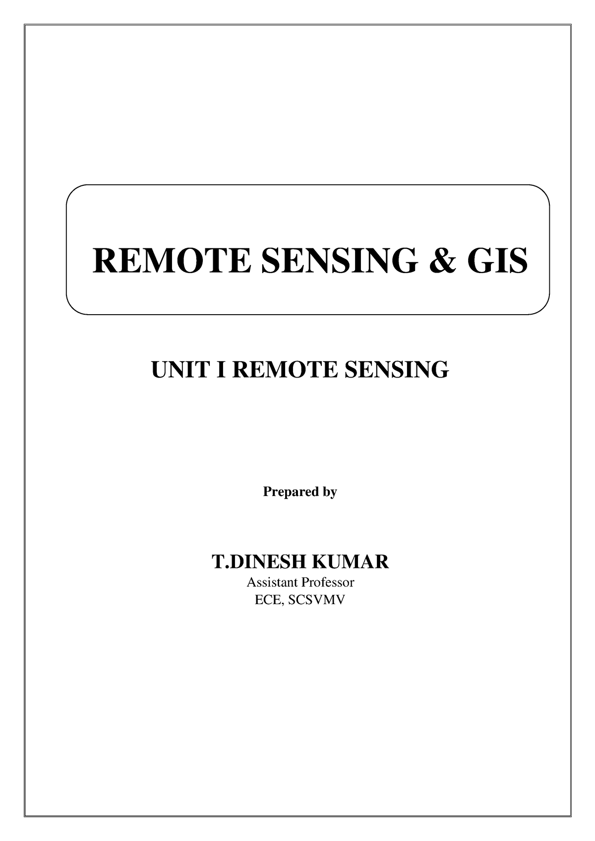 thesis on remote sensing and gis