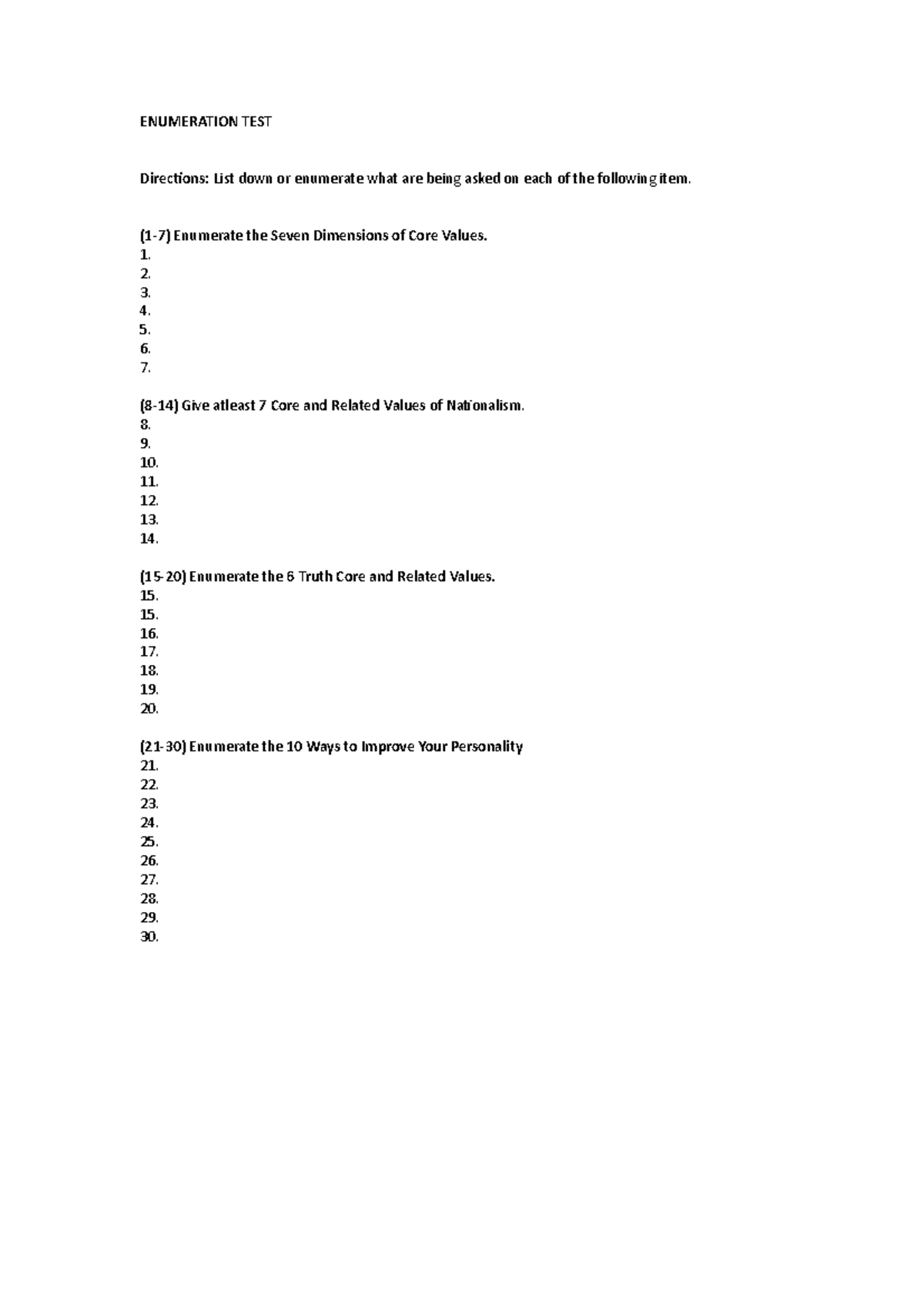 enumeration-test-essay-test-exaaaaaam-for-students-use-for