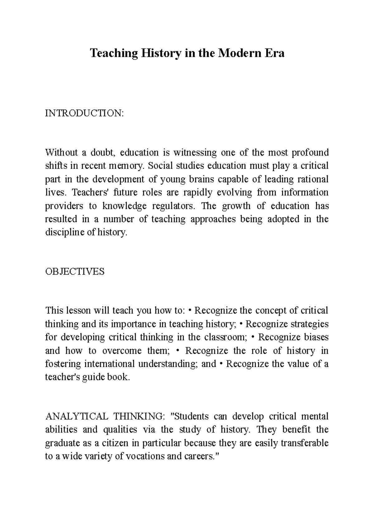 teaching-history-in-the-modern-era-teaching-history-in-the-modern-era