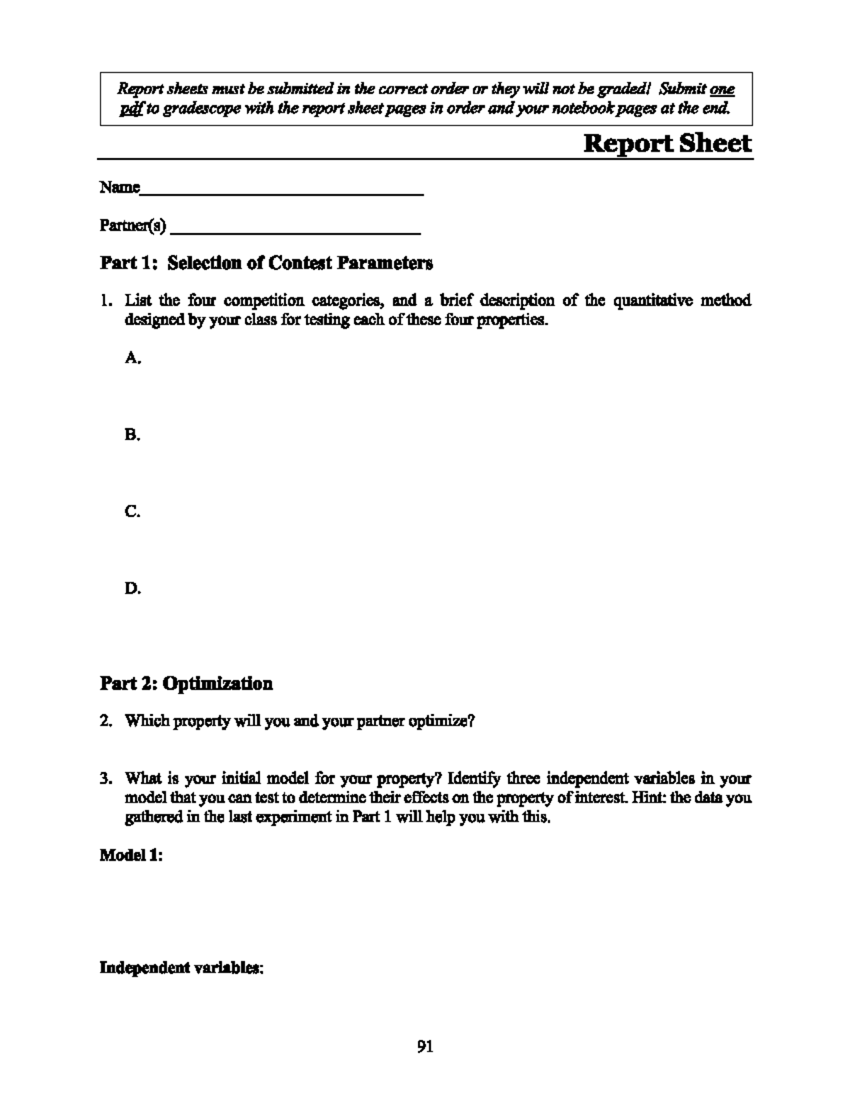 Exp 04 Polymers B Report Sheet - CHEM 1AL - Studocu