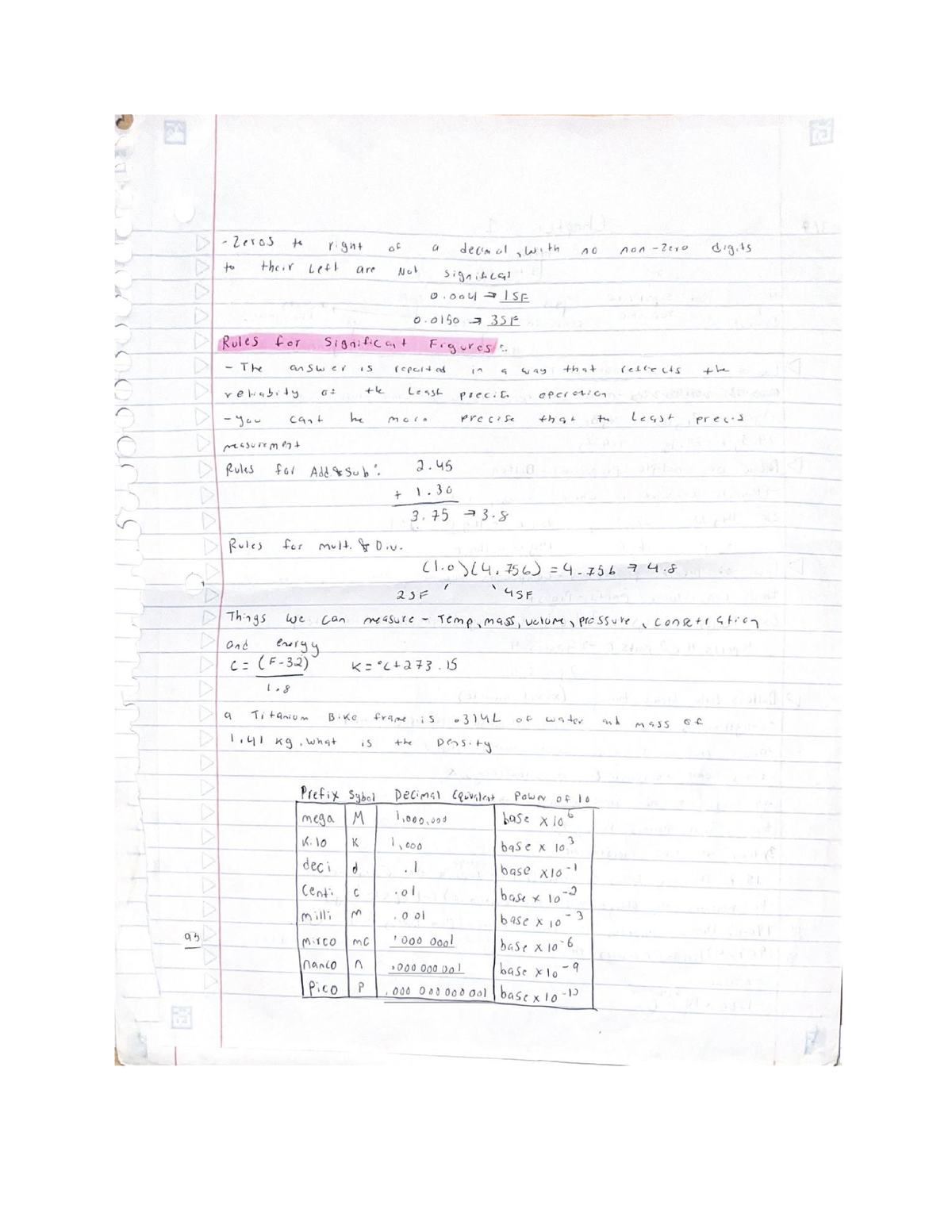 Untitled document - Chem 31 sig fig notes - CHEM 031 - Studocu