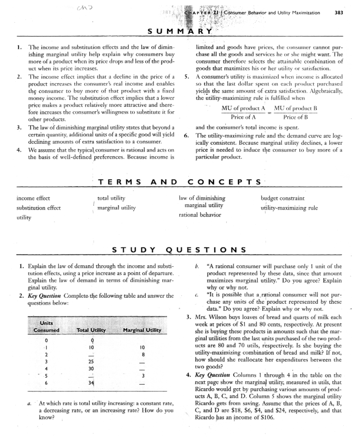 Income and Substituting effect - Economic Statistics and Econometrics ...