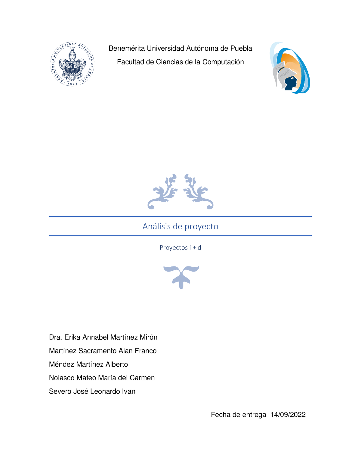 Actividad 4 Analisis De Proyecto - An·lisis De Proyecto Proyectos I + D ...