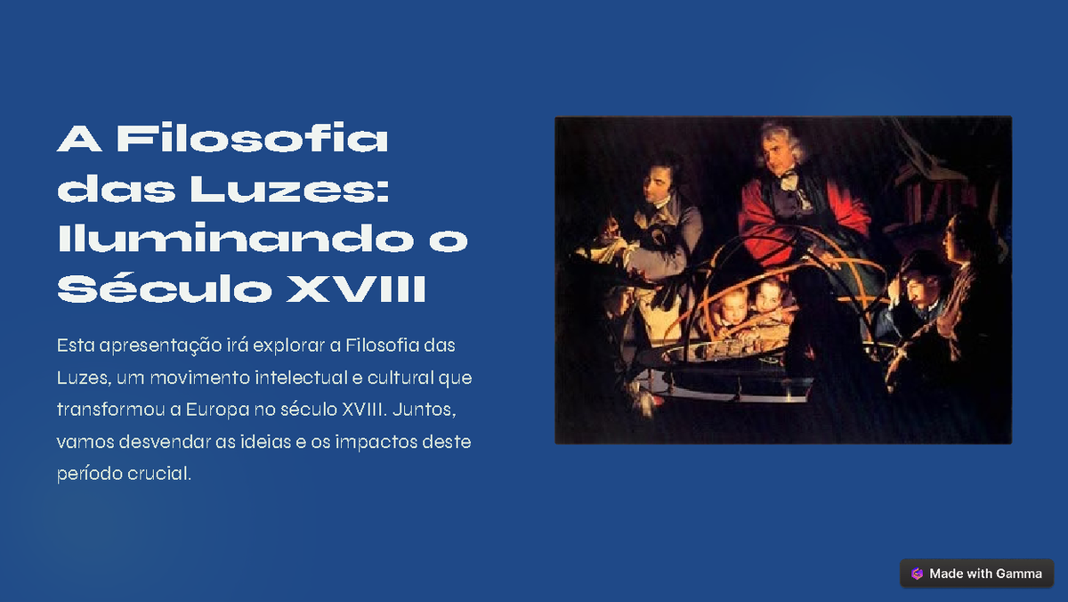 A Filosofia das Luzes Iluminando o Seculo Xviii - A Filosofia das Luzes ...