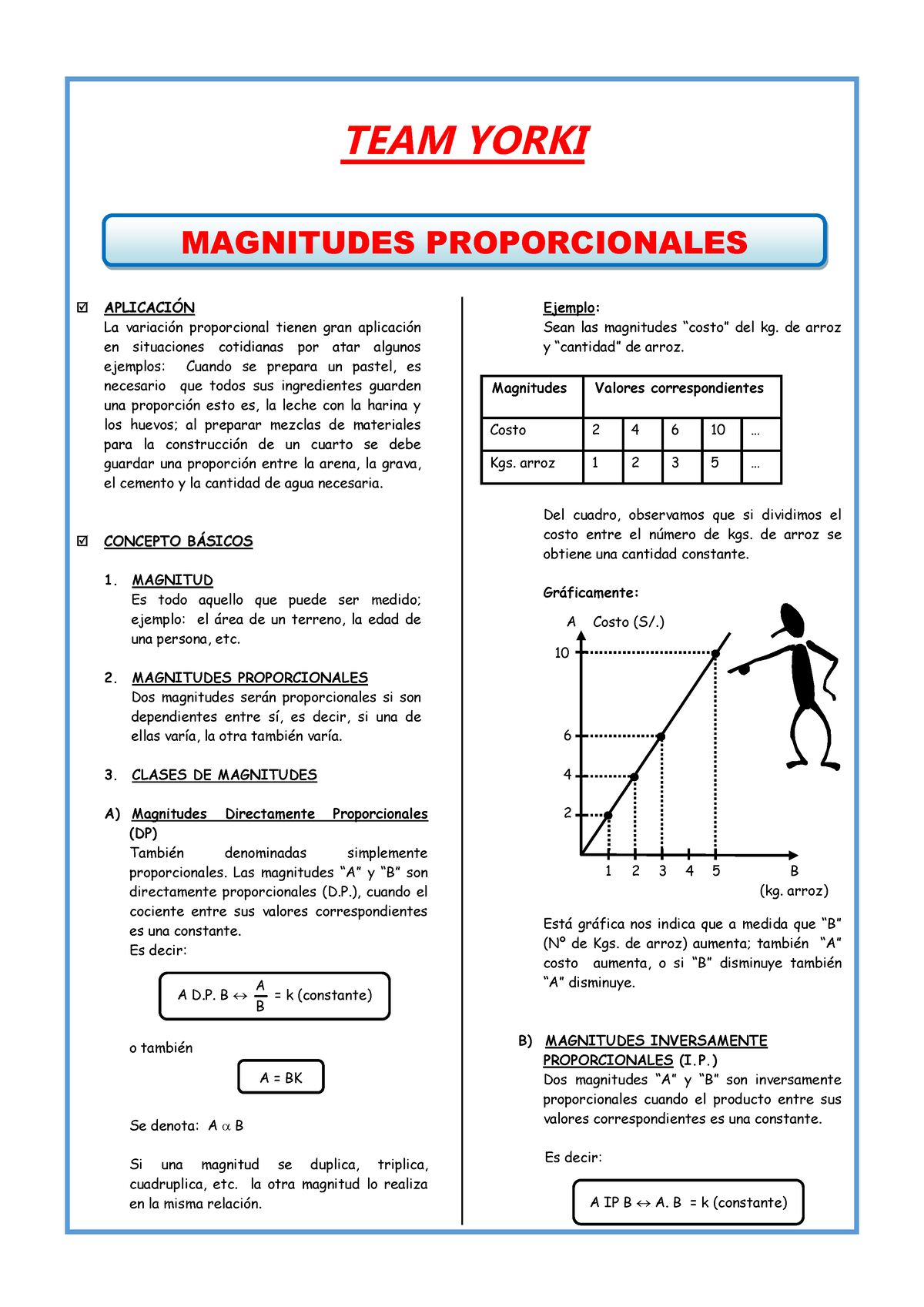 4. Magnitudes-Proporcionales-Ejercicios - MAGNITUDES PROPORCIONALES ...