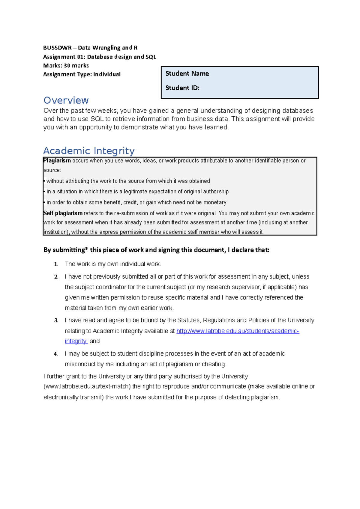 data wrangling assignment 1