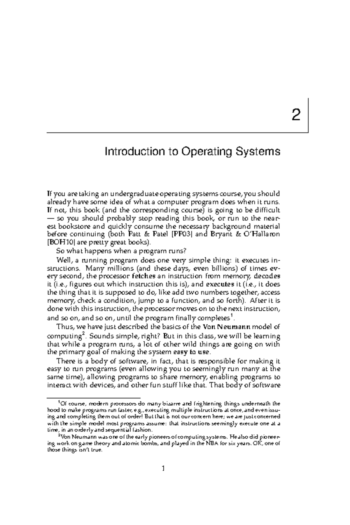 Intro operating system - 2 Introduction to Operating Systems If you are ...