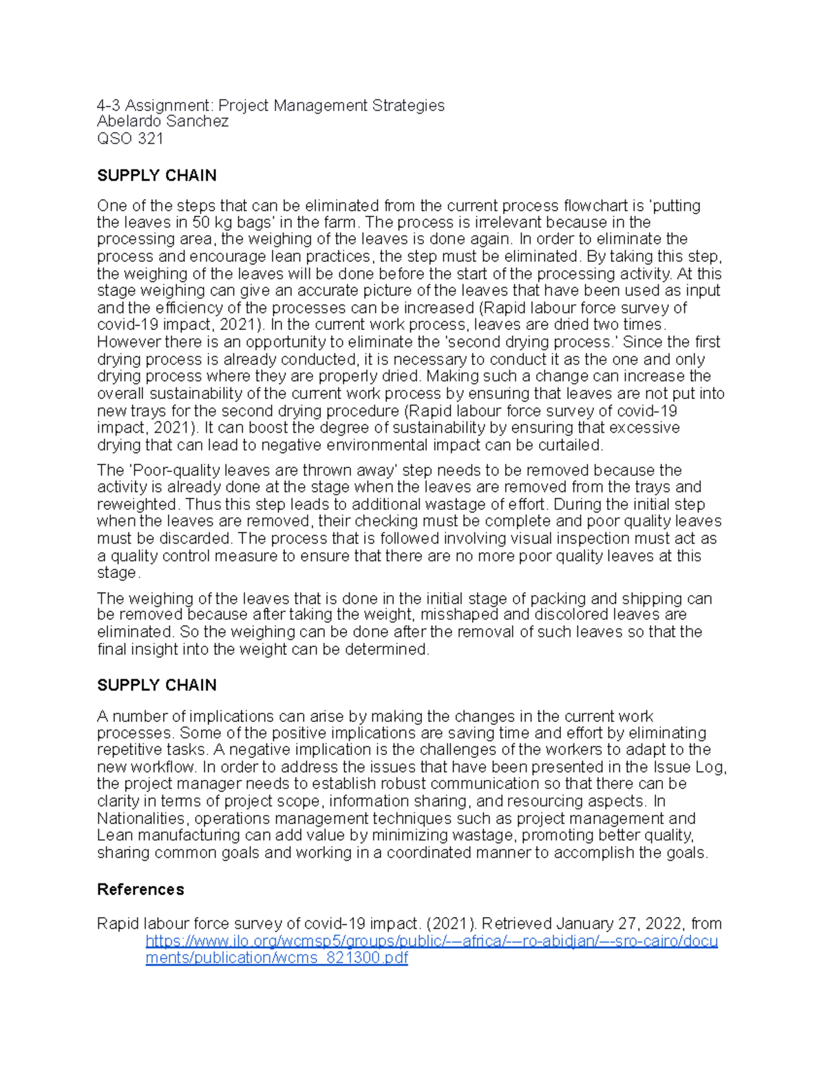 QSO 321 Module 4 Assignment - 4-3 Assignment: Project Management ...