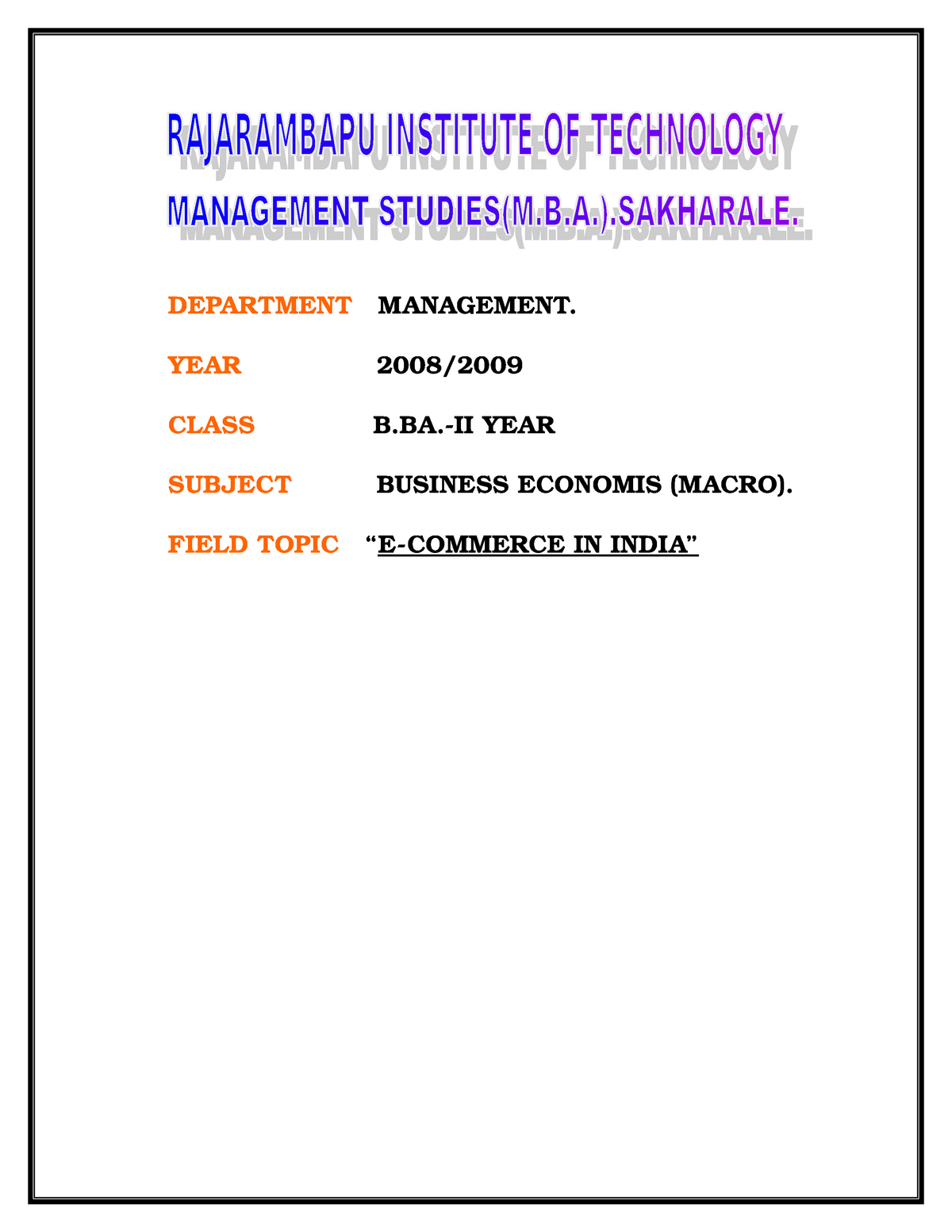 e-commerce-project-work-department-management-year-2008-class-b