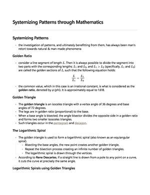 synthesis paper about nature's number