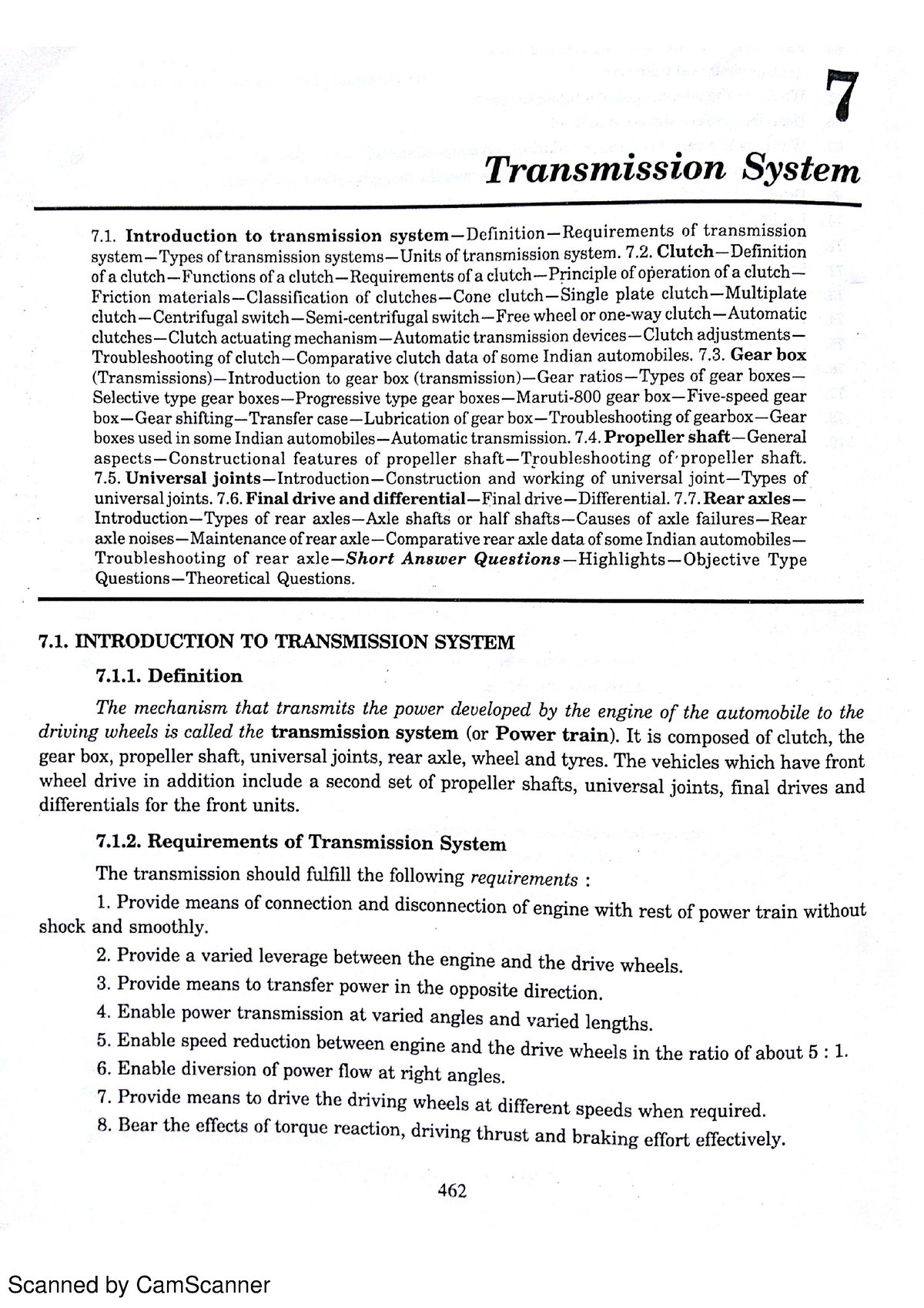 Unit 2 Transmission System - Mechanical Engineering - Studocu