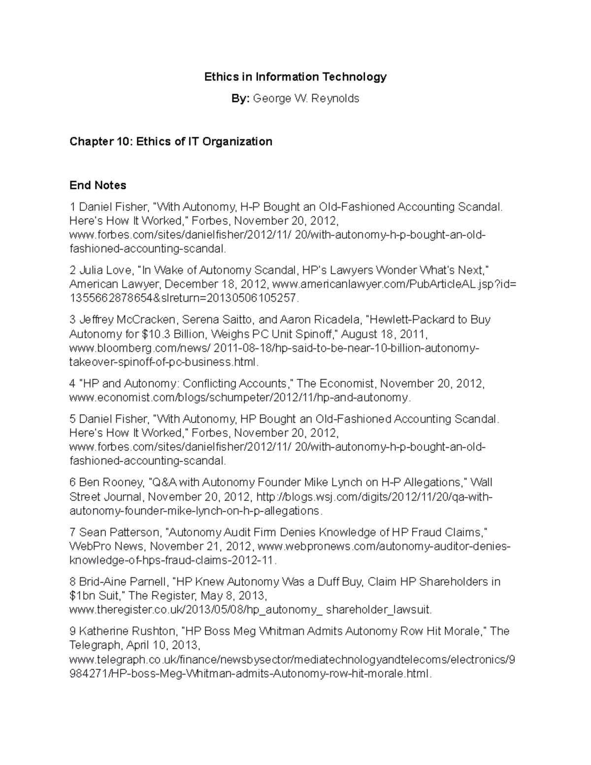 Use Of Ethics In Information Technology