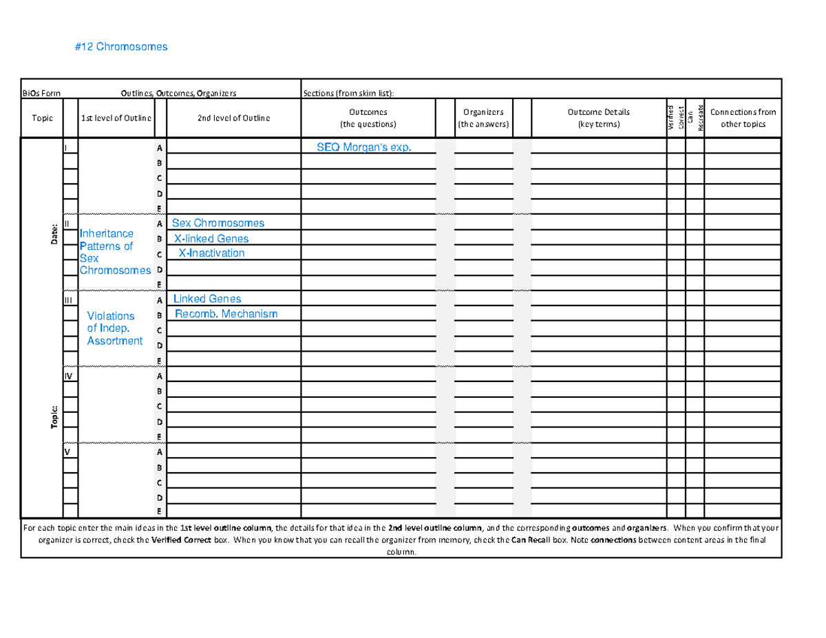 Bi Os Form lec 12 - Summer Session 2024 - I A B C D E II A B C D E III ...