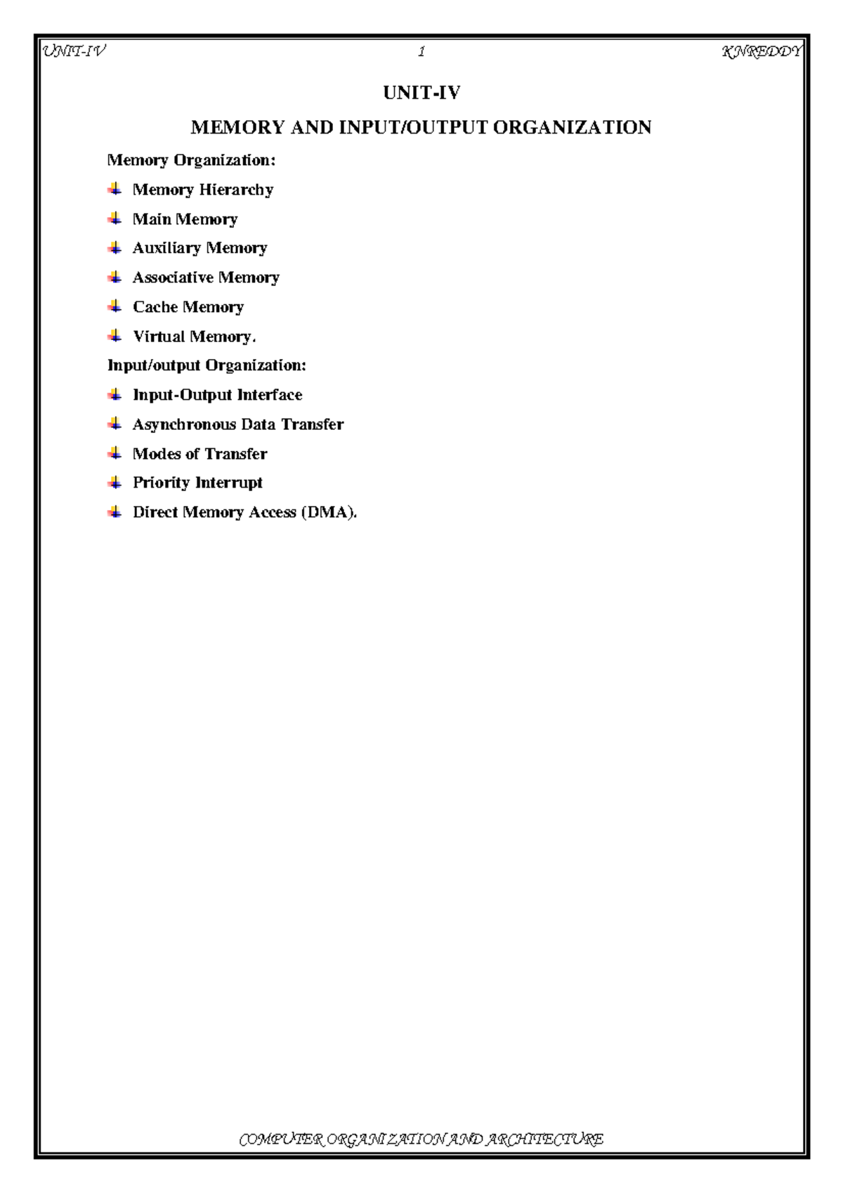 unit-iv-c-sdfc-unit-iv-memory-and-input-output-organization-memory