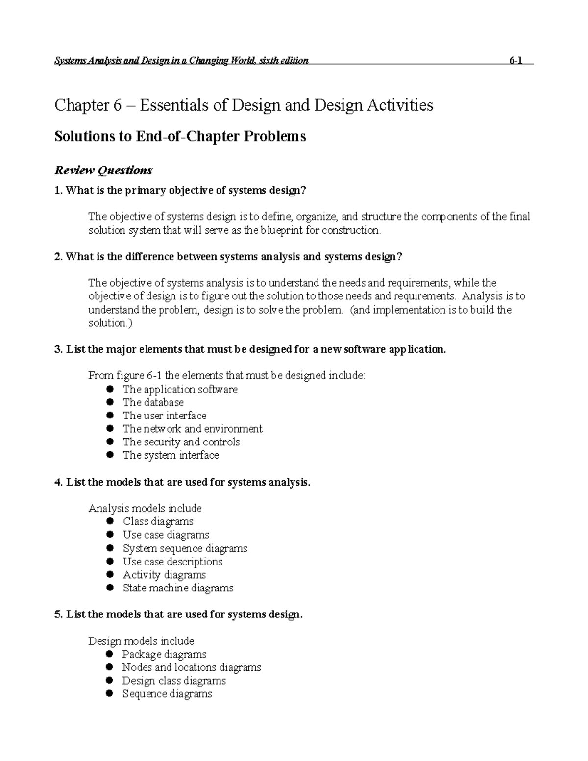 6ed-Solutions-Chap06 - Chapter 6 – Essentials of Design and Design ...
