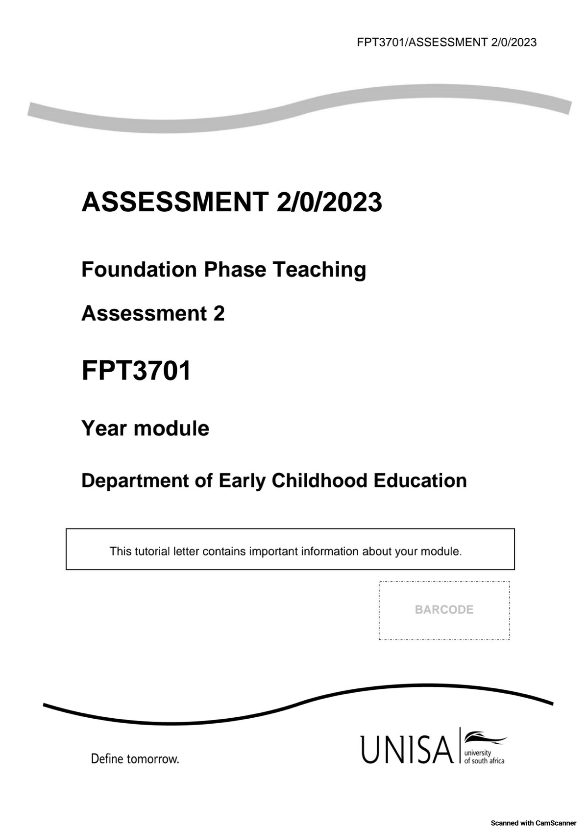 fpt3701-assessment-2-tutorial-letter-hbedmsv-studocu