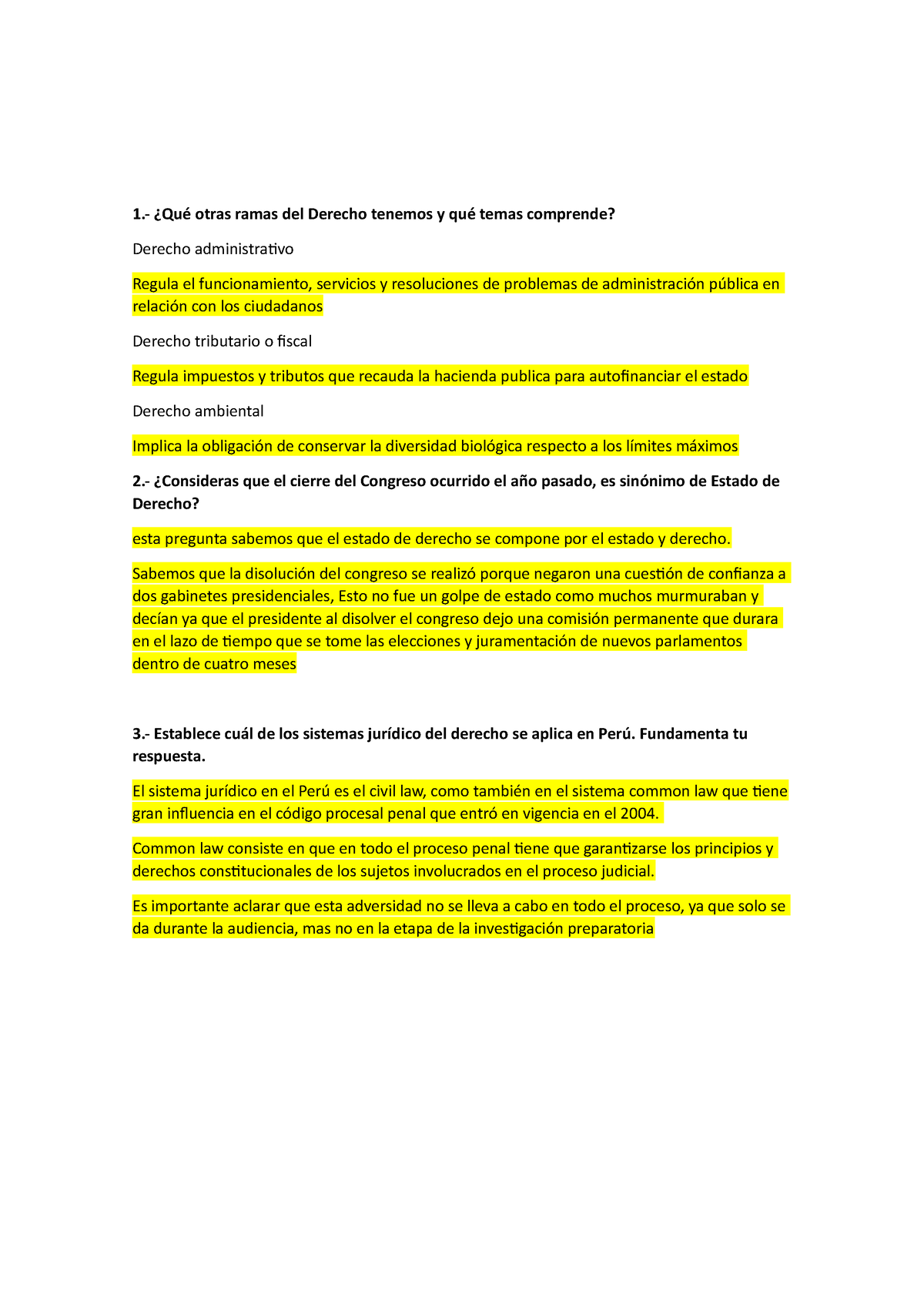 Exposicion Introduccion Al Derecho - 1.- ¿Qué Otras Ramas Del Derecho ...