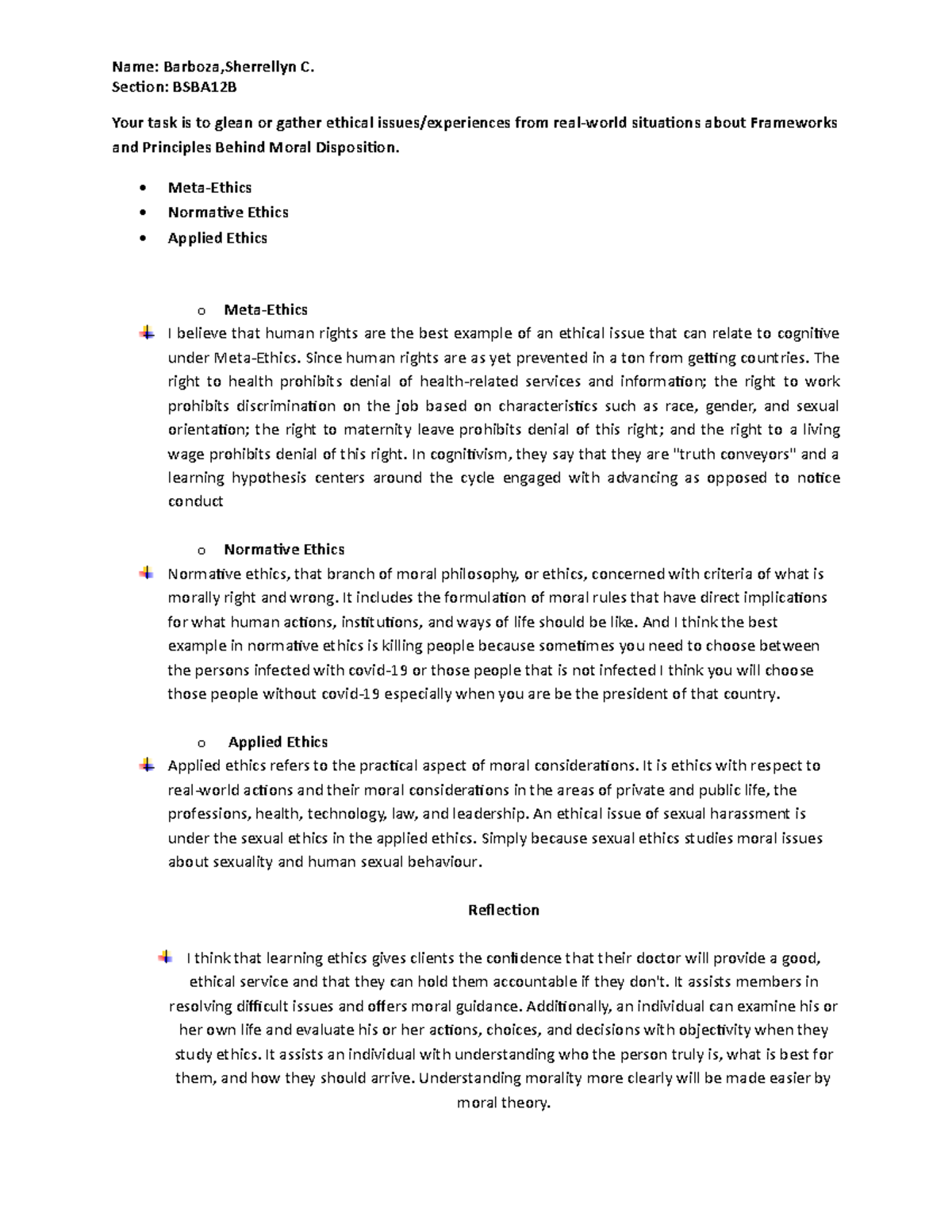 04 Frameworks and Principles Behind Our Moral Disposition - Name ...