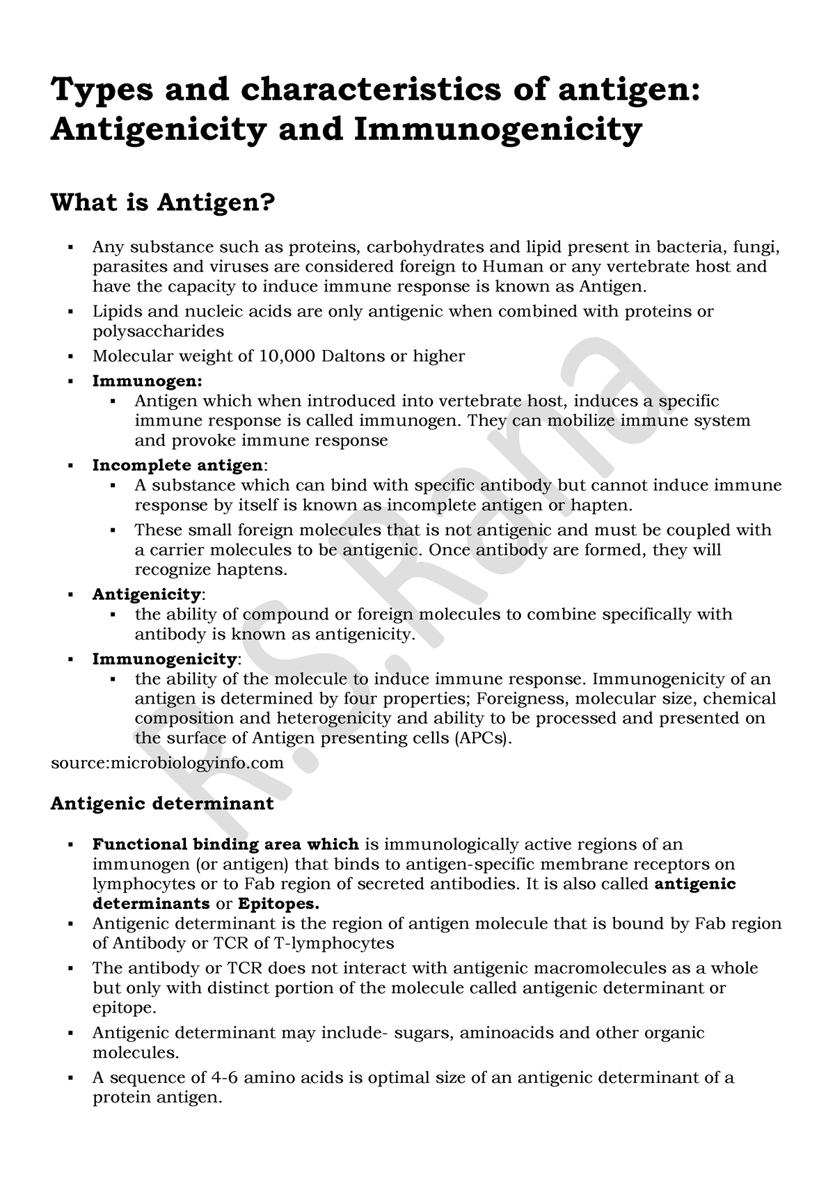 types-and-characteristics-of-antigen-types-and-characteristics-of