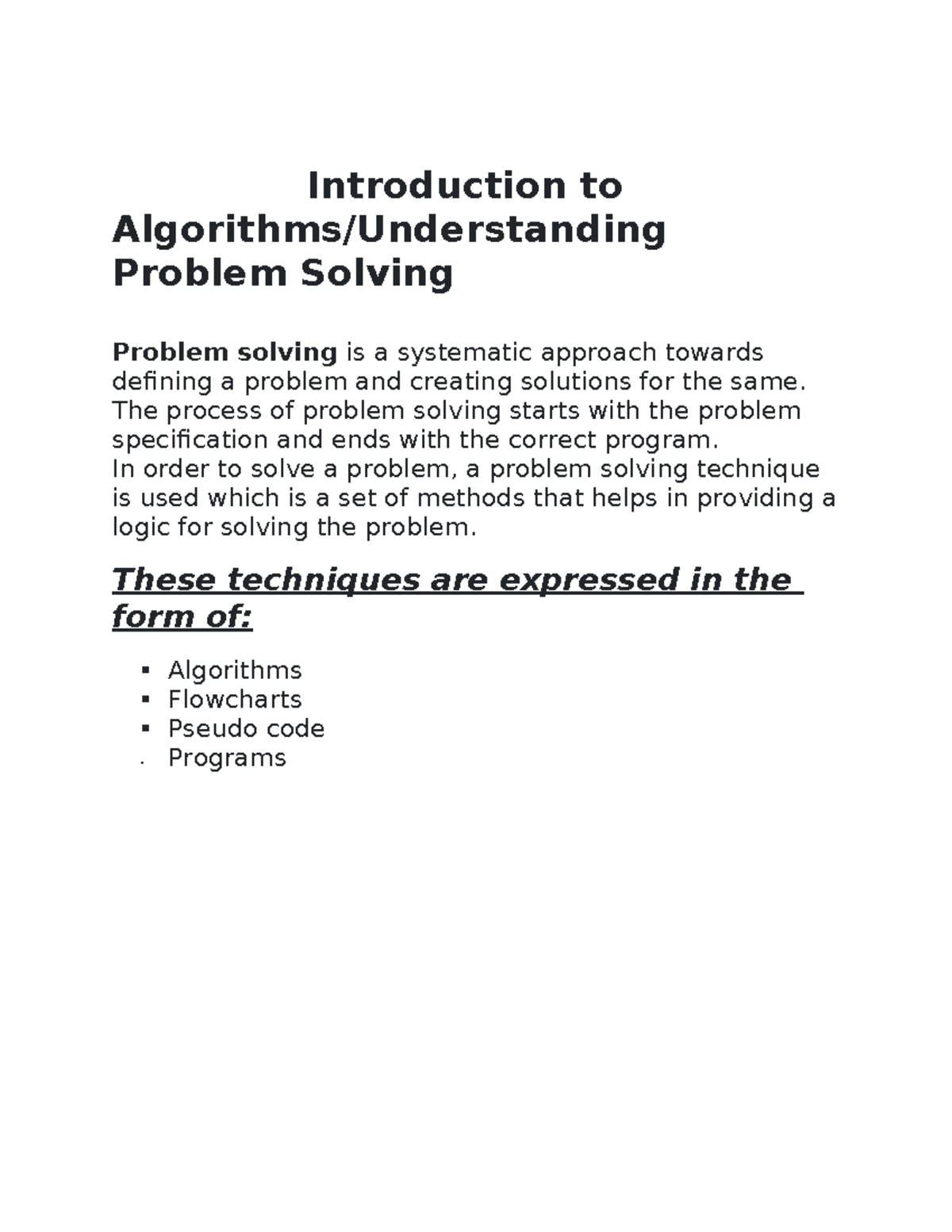 The Programming Languages - Introduction to Algorithms/Understanding ...