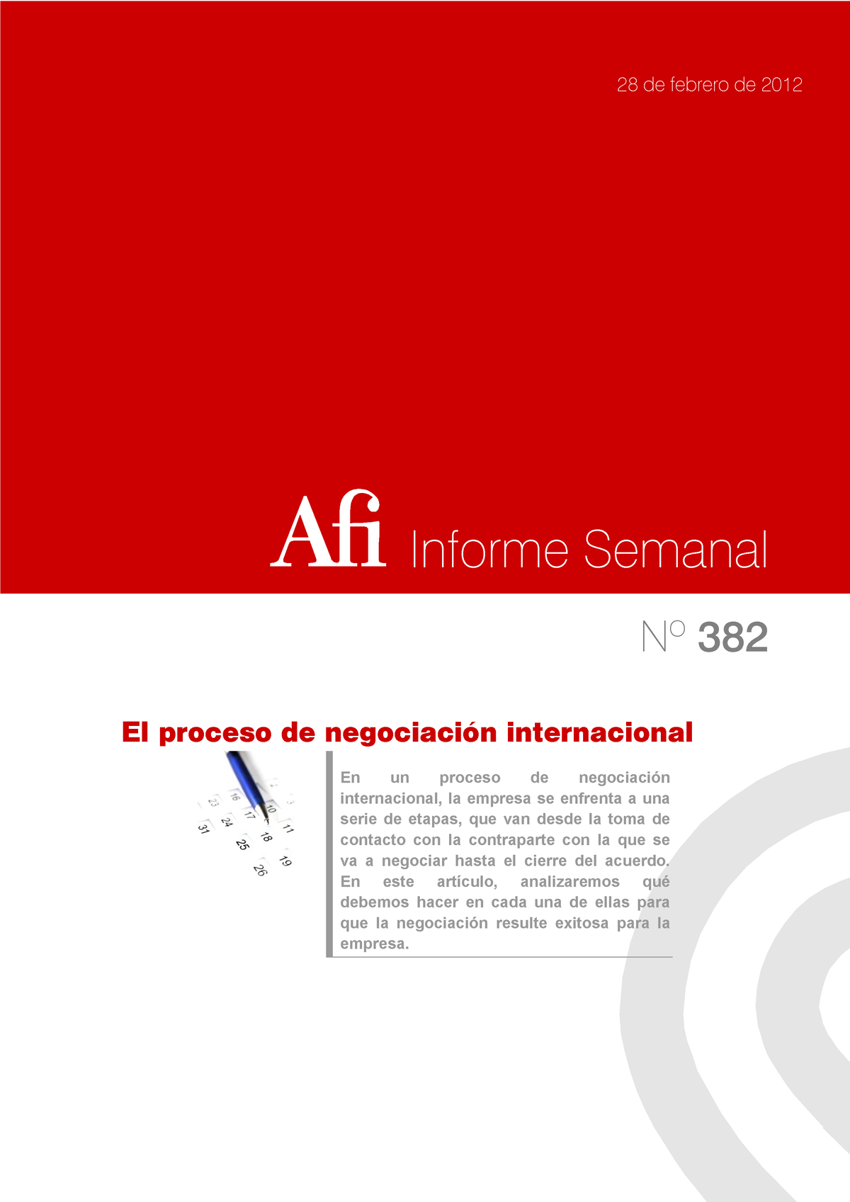 5 - Informe De Comercio Exterior, Con Base A Las Exportaciones ...