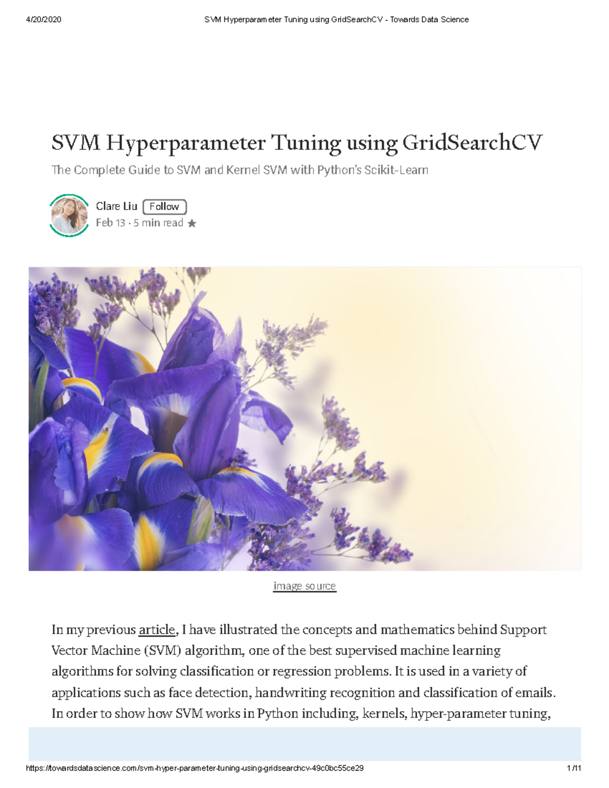 SVM Hyperparameter Tuning Using Grid Search CV - SVM Hyperparameter ...