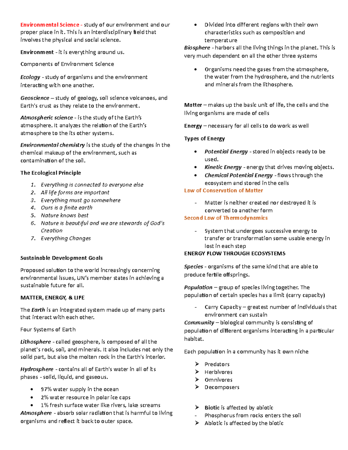 Enviscience Reviewer - Environmental Science - study of our environment ...