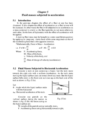 Fluid Mechanics - Chapter 12 Flow Through Simple pipes 12 Introduction ...