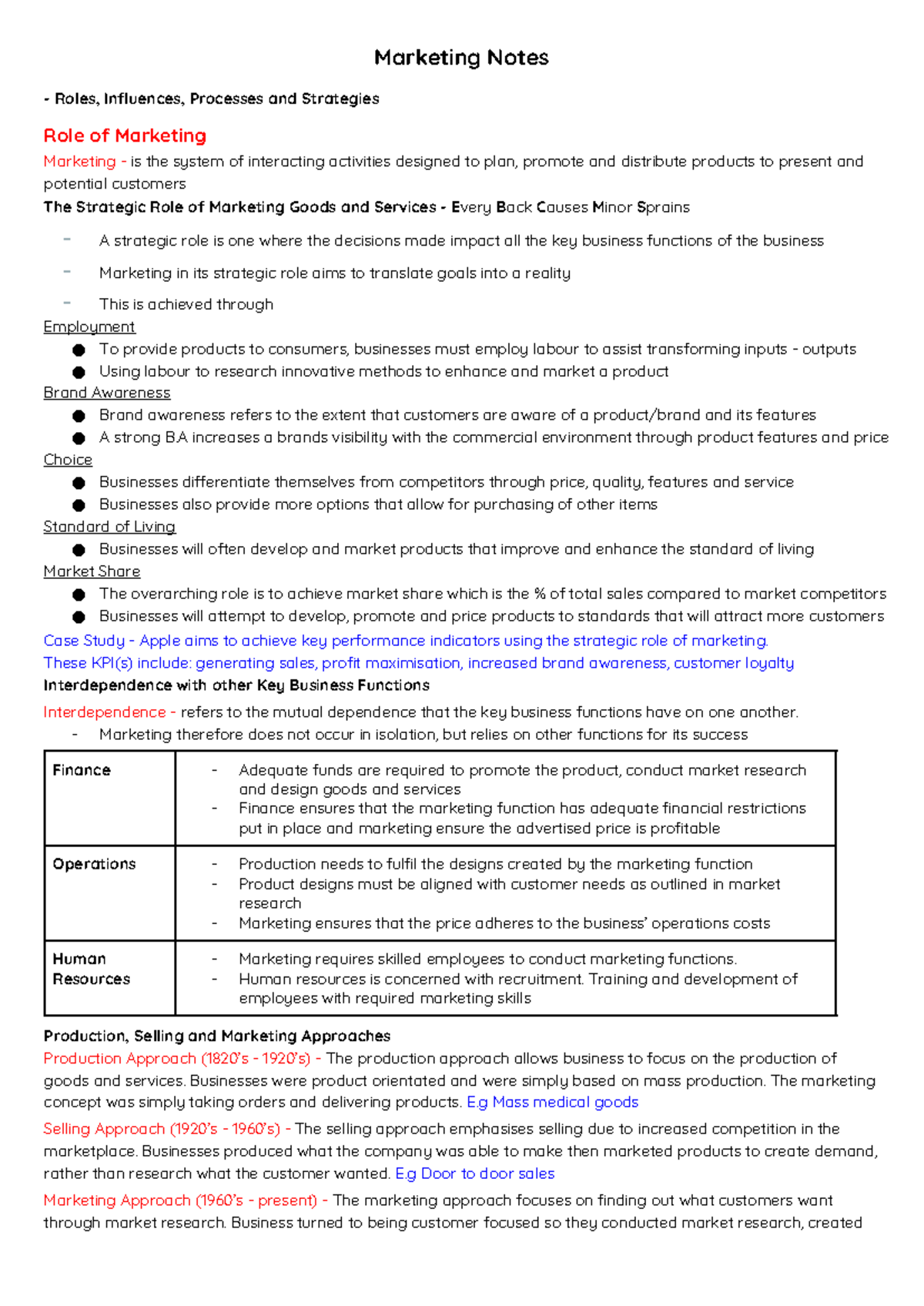Marketing Strategies and Influences in Business - Marketing Notes ...