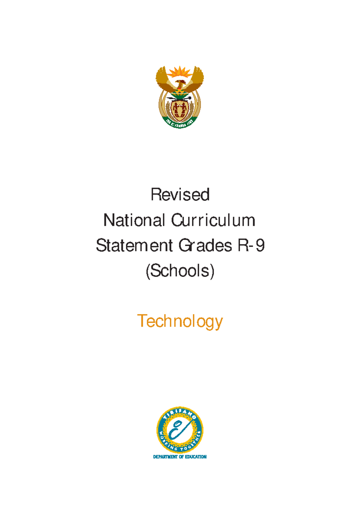 Technology - Free play activities - Revised National Curriculum ...