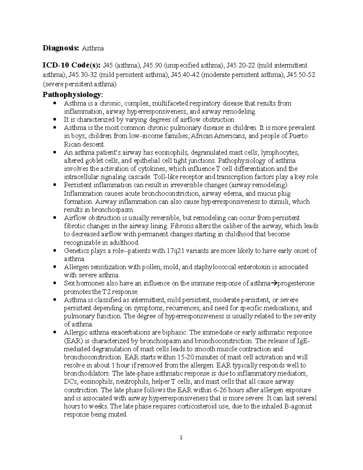 discussion-2-asthma-n-a-diagnosis-asthma-icd-10-code-s-j45