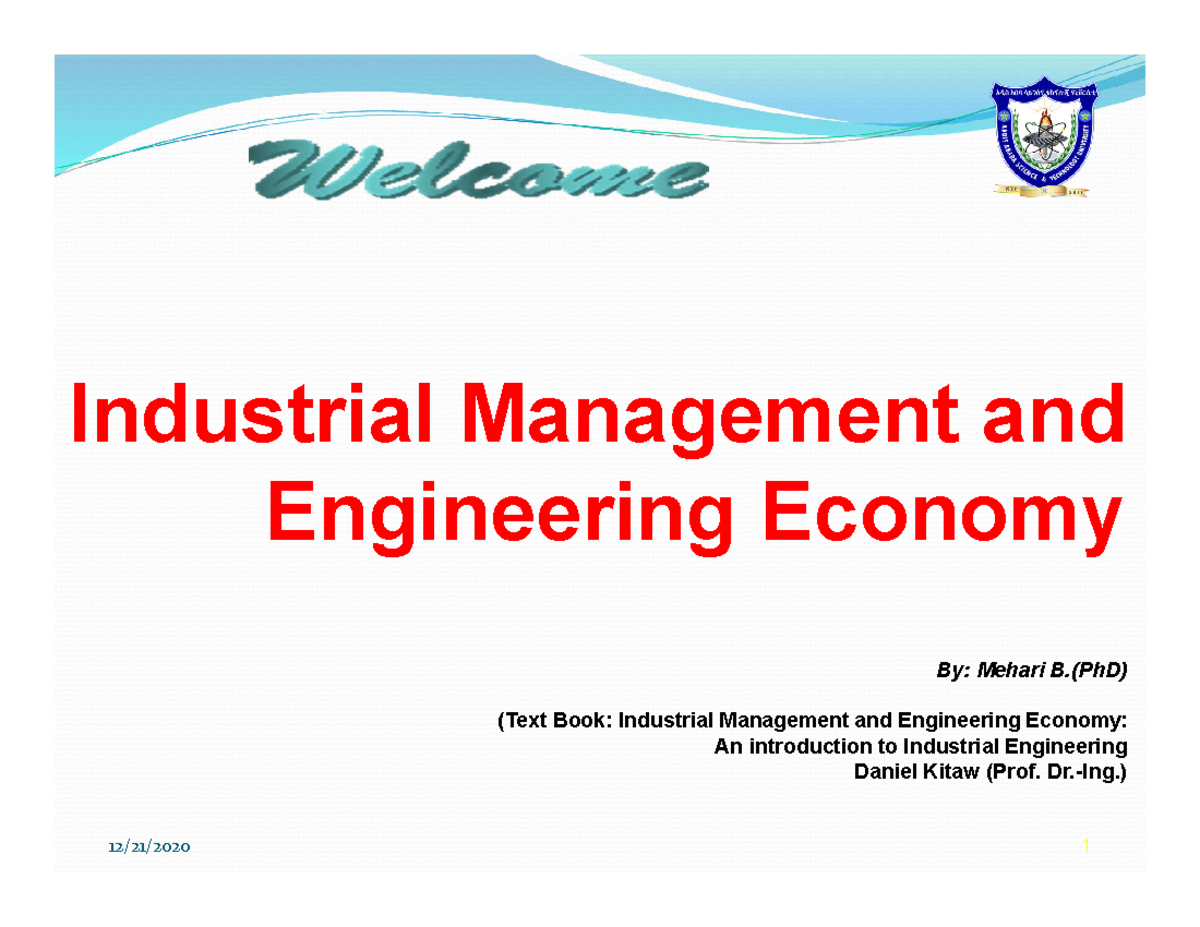 industrial engineering and management thesis topics