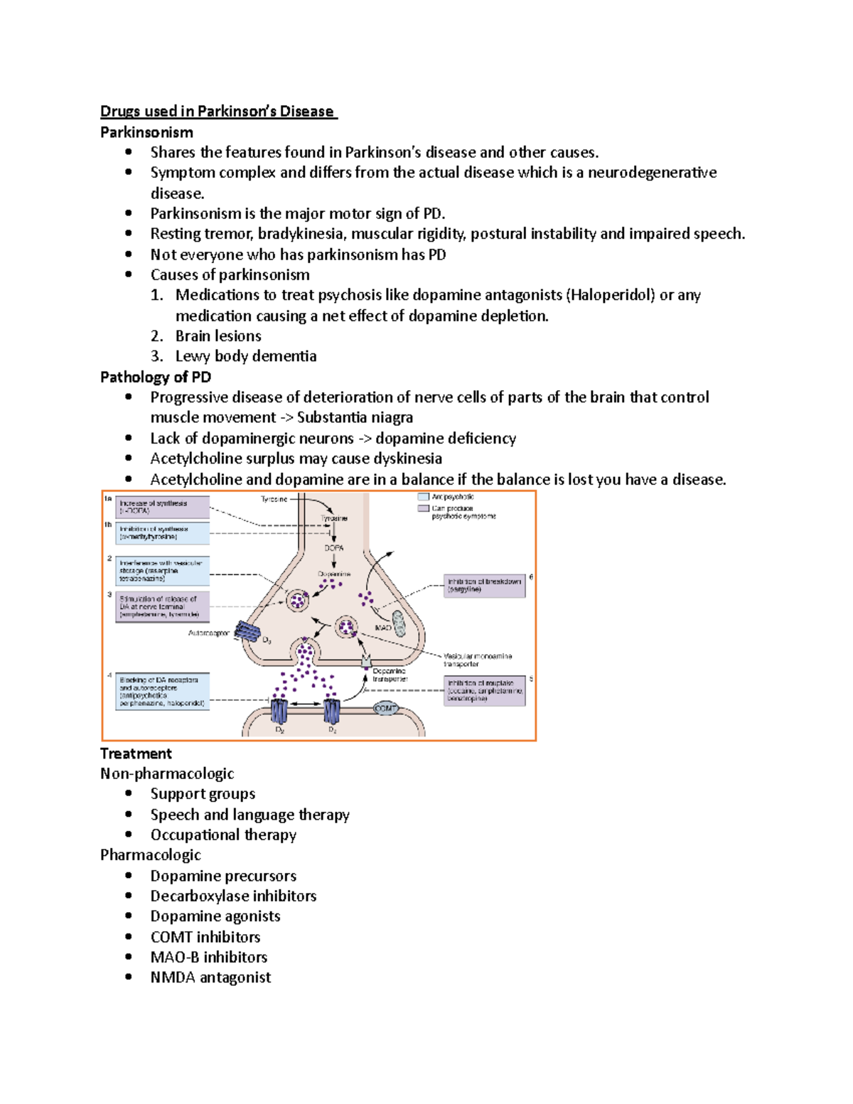 Drugs used in Parkinson - Symptom complex and differs from the actual ...