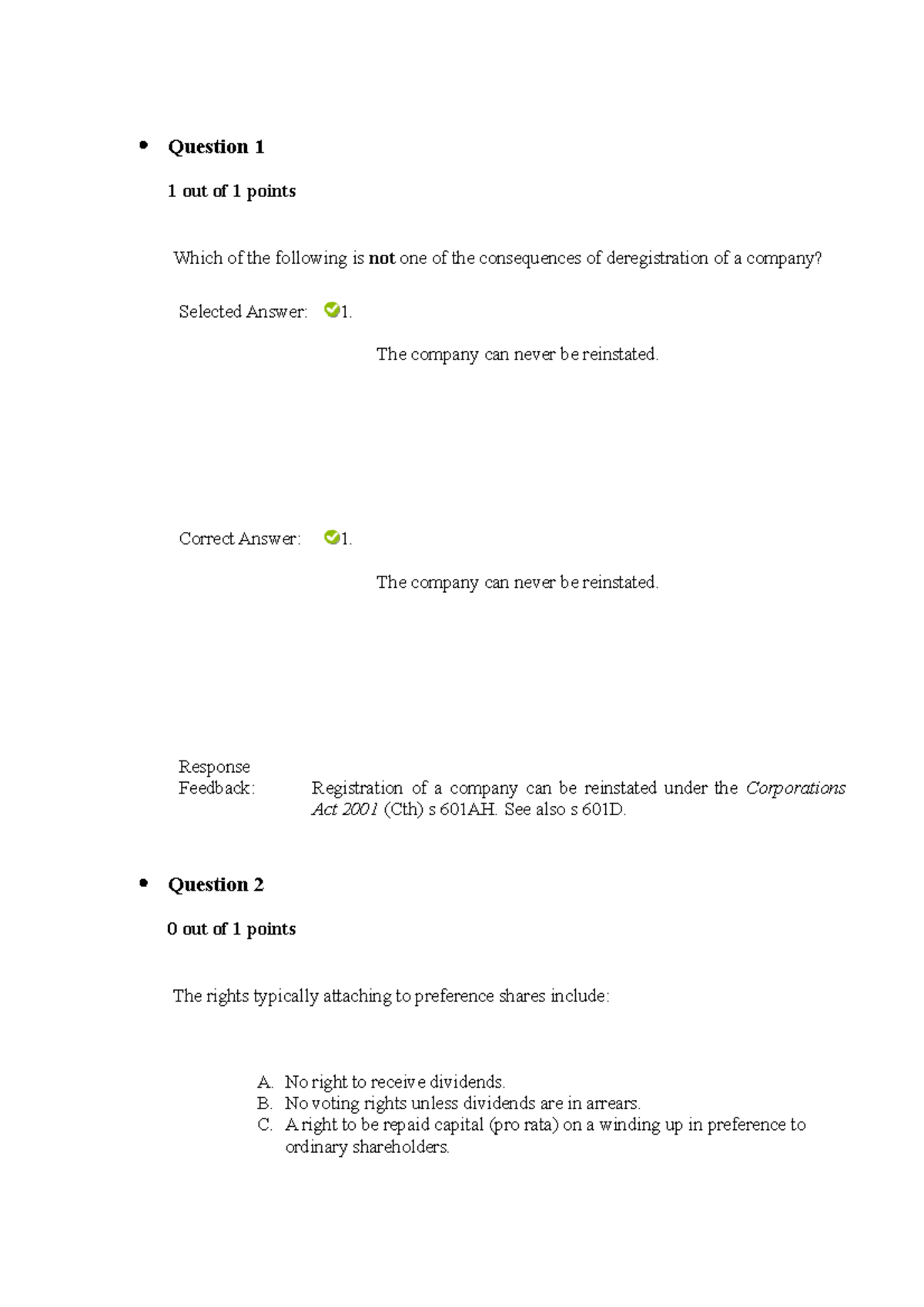 Exam 17 March 2017, Questions And Answers - Question 1 1 Out Of 1 ...