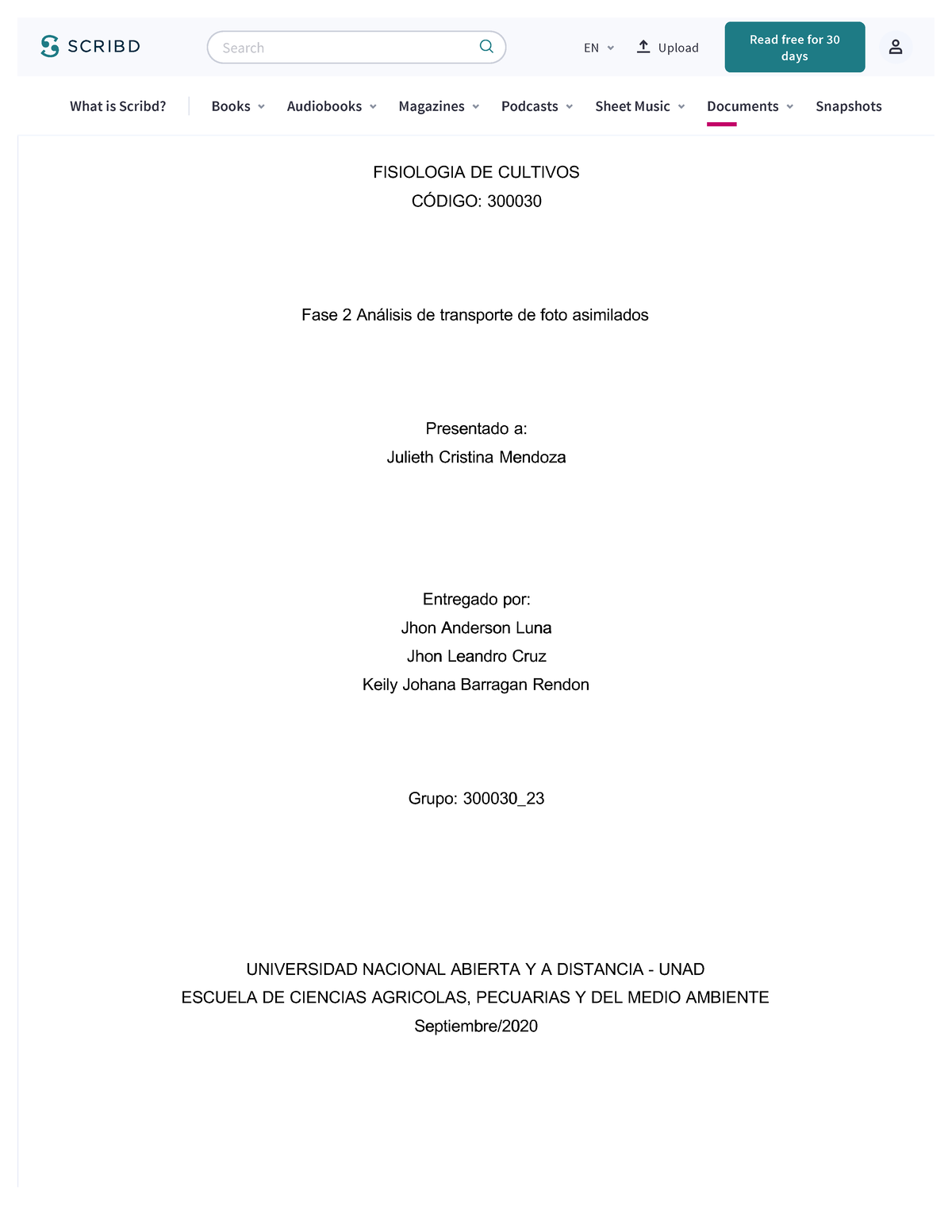 Dlscrib - buena lectura - Documents ï Science & Mathematics ï Biology ...