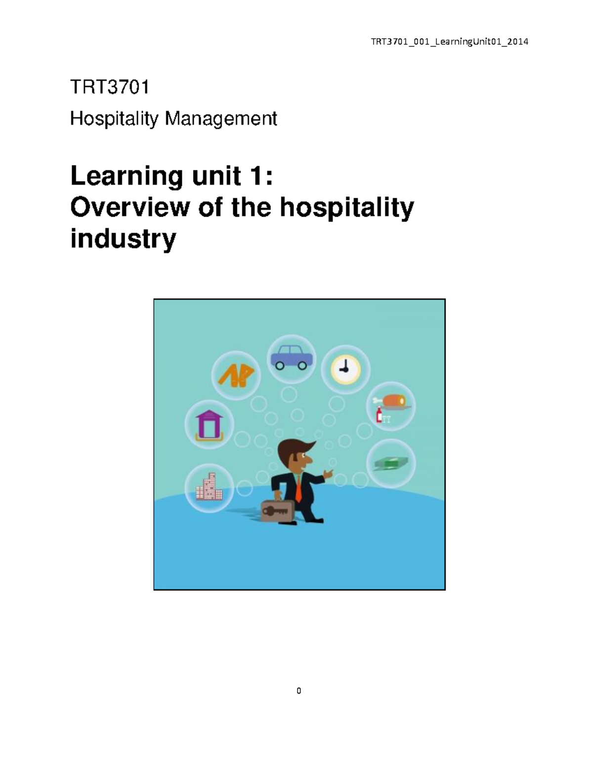 TRT3701-001 learningunit 01 2014 - TRT Hospitality Management Learning ...