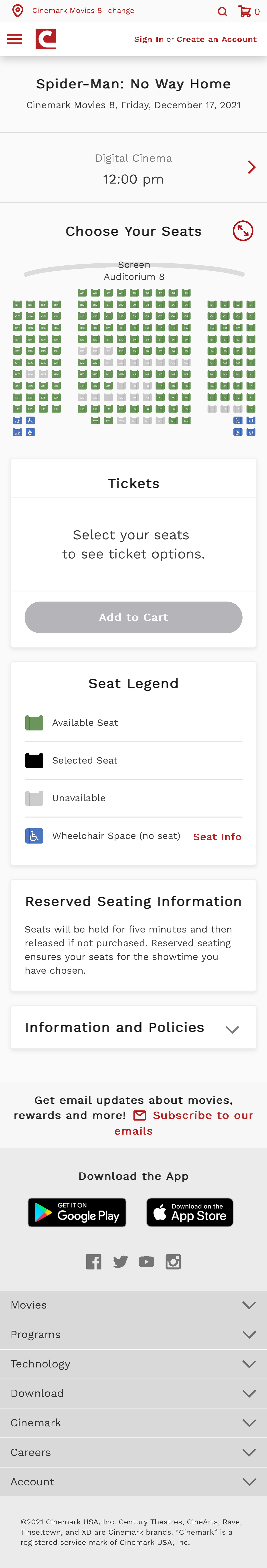 Cinemark Reserve - 8n23kl0