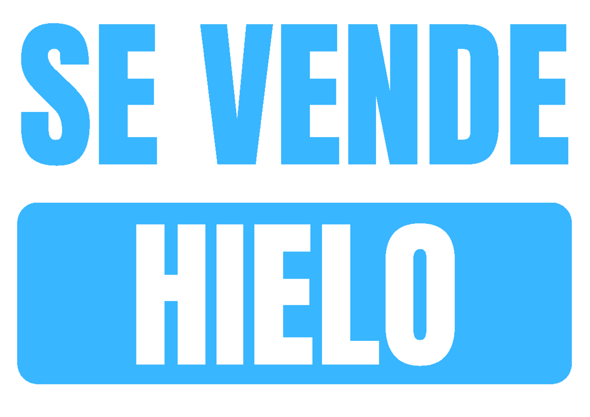 Cartel se vende hielo - Carteles Para Imprimir - Diseño - SE VENDE ...