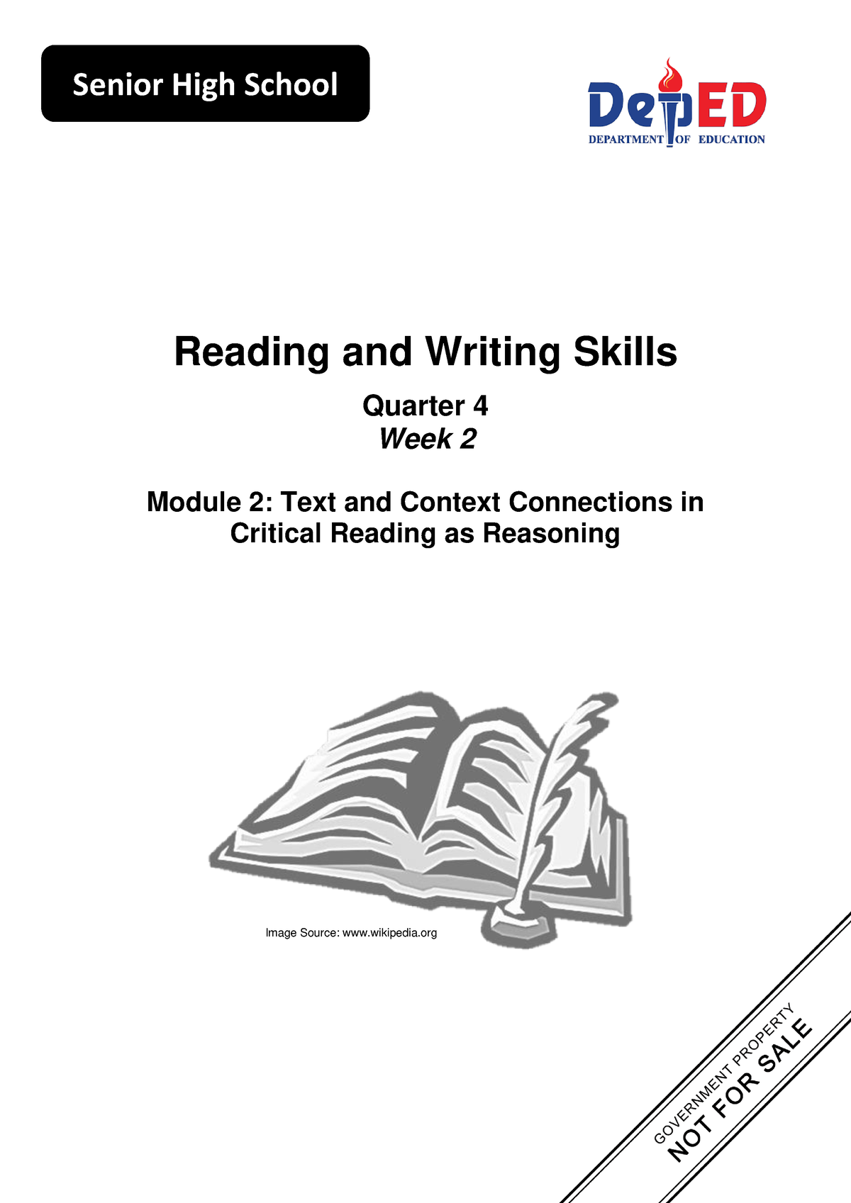 SHS 4th Quarter Reading And Writing Module 2 - Reading And Writing ...