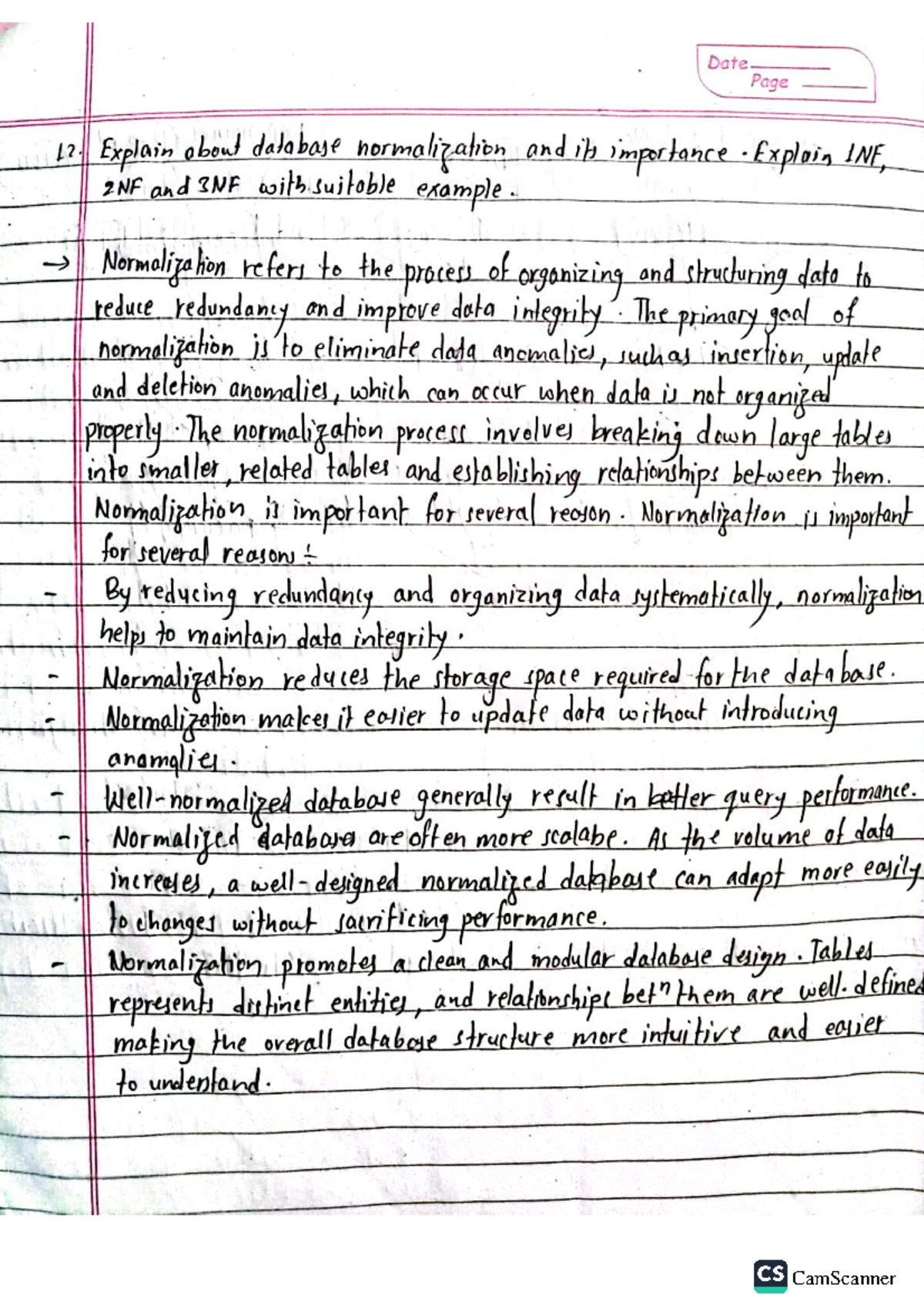 DBMS Question solve - database management system - Studocu