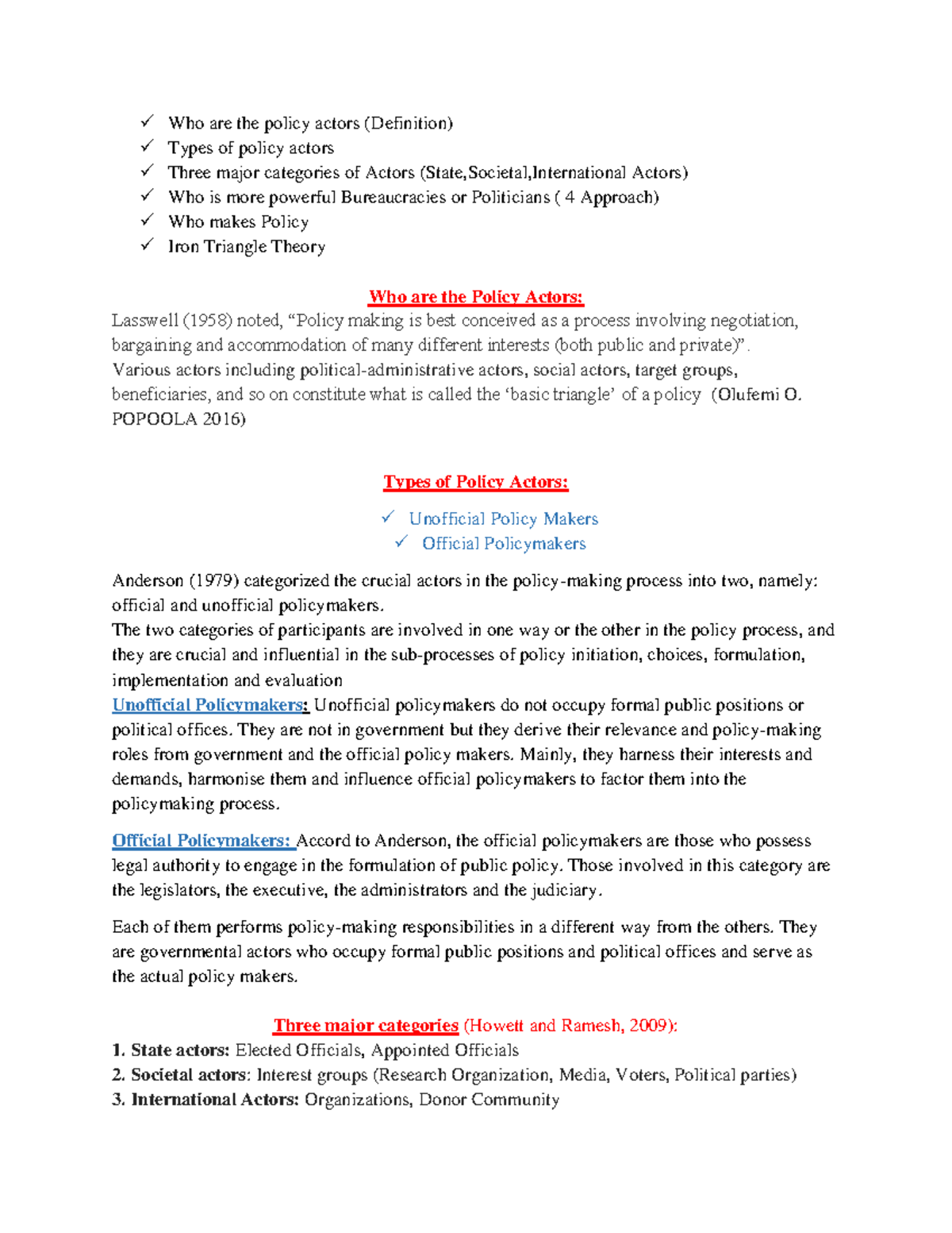 Policy Actors Who Are The Policy Actors Definition Types Of Policy 